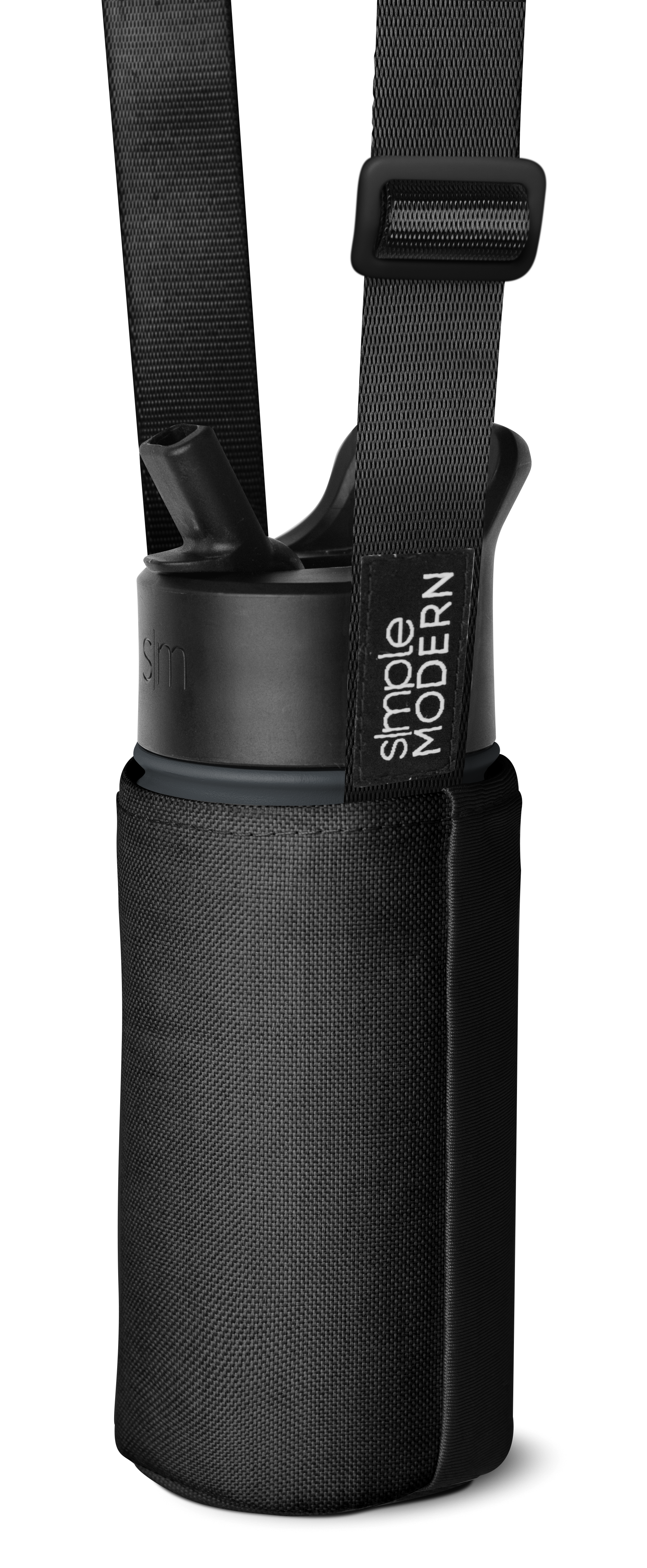 Adventure Water Bottle Sling - Kids - Midnight Black
