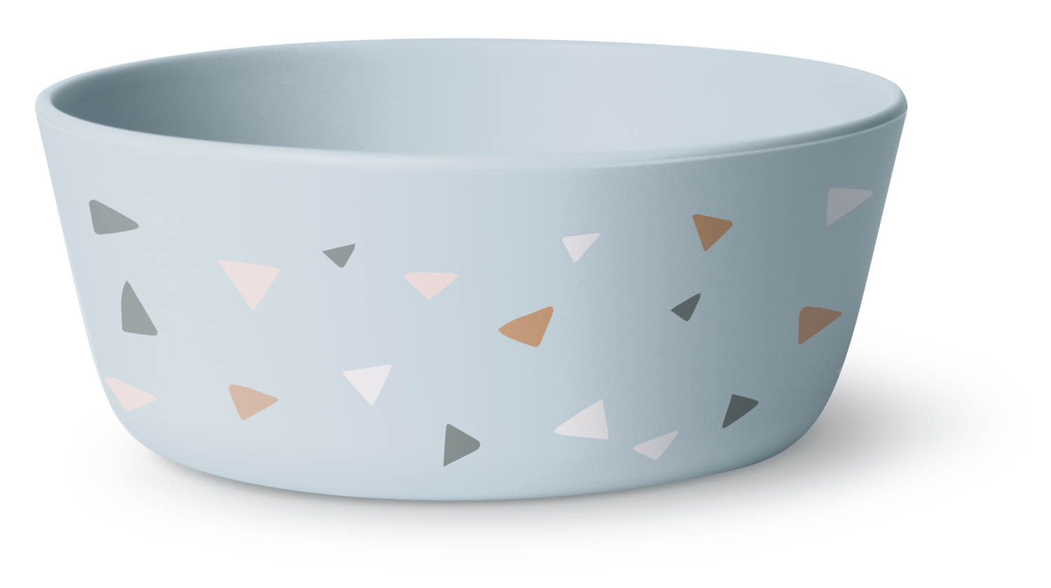Parker Silicone Bowl - Gray Triangles