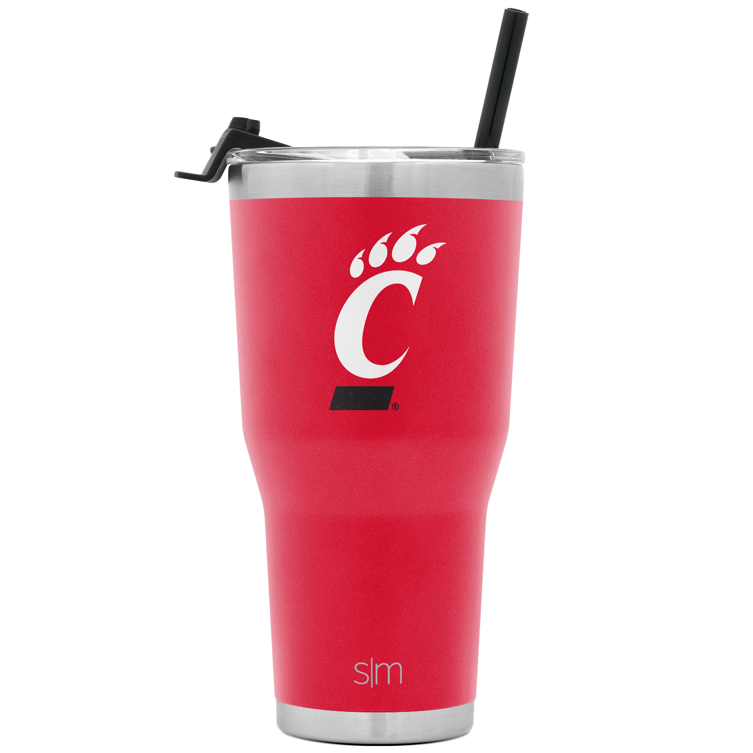 Collegiate Cruiser Tumbler with Flip Lid and Straw - Cincinnati