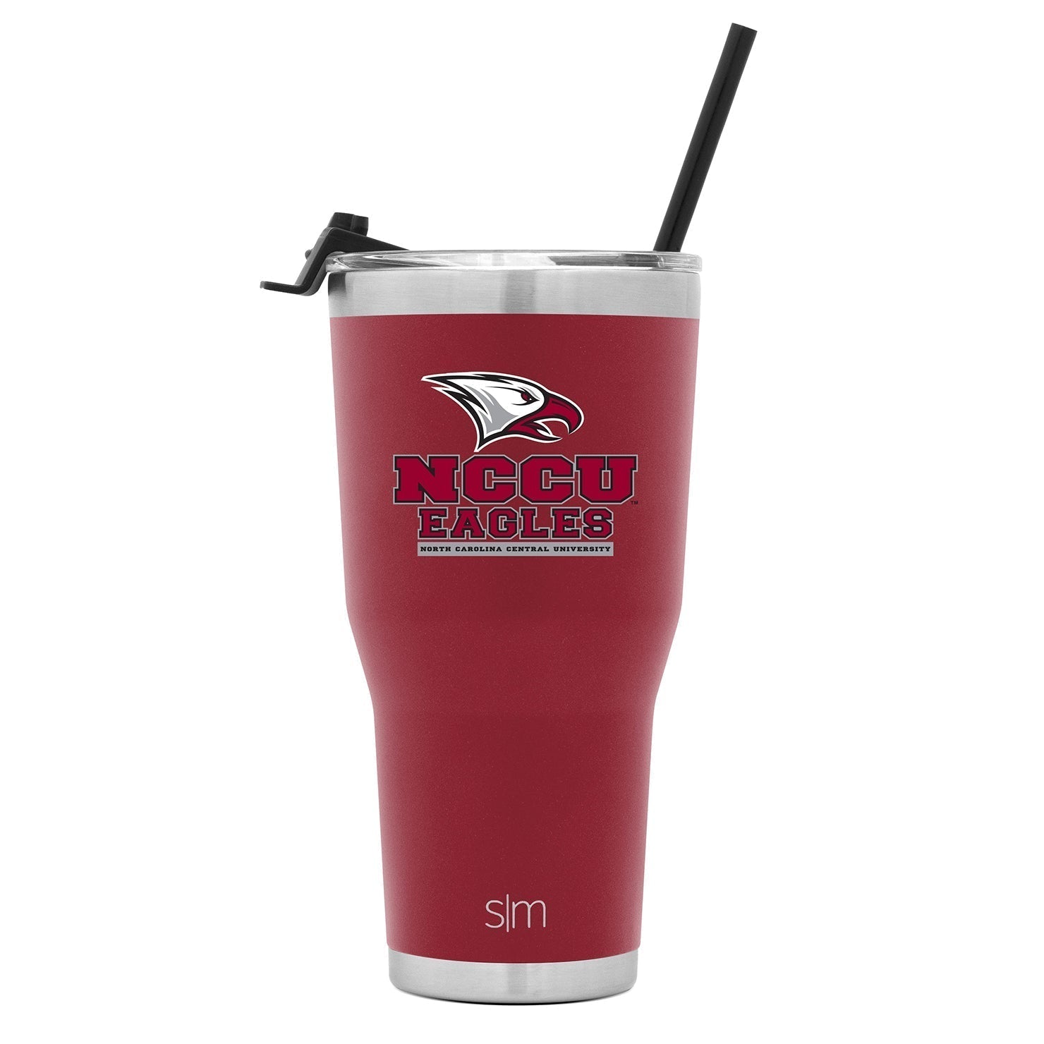 Collegiate Cruiser Tumbler with Flip Lid and Straw - North Carolina Central