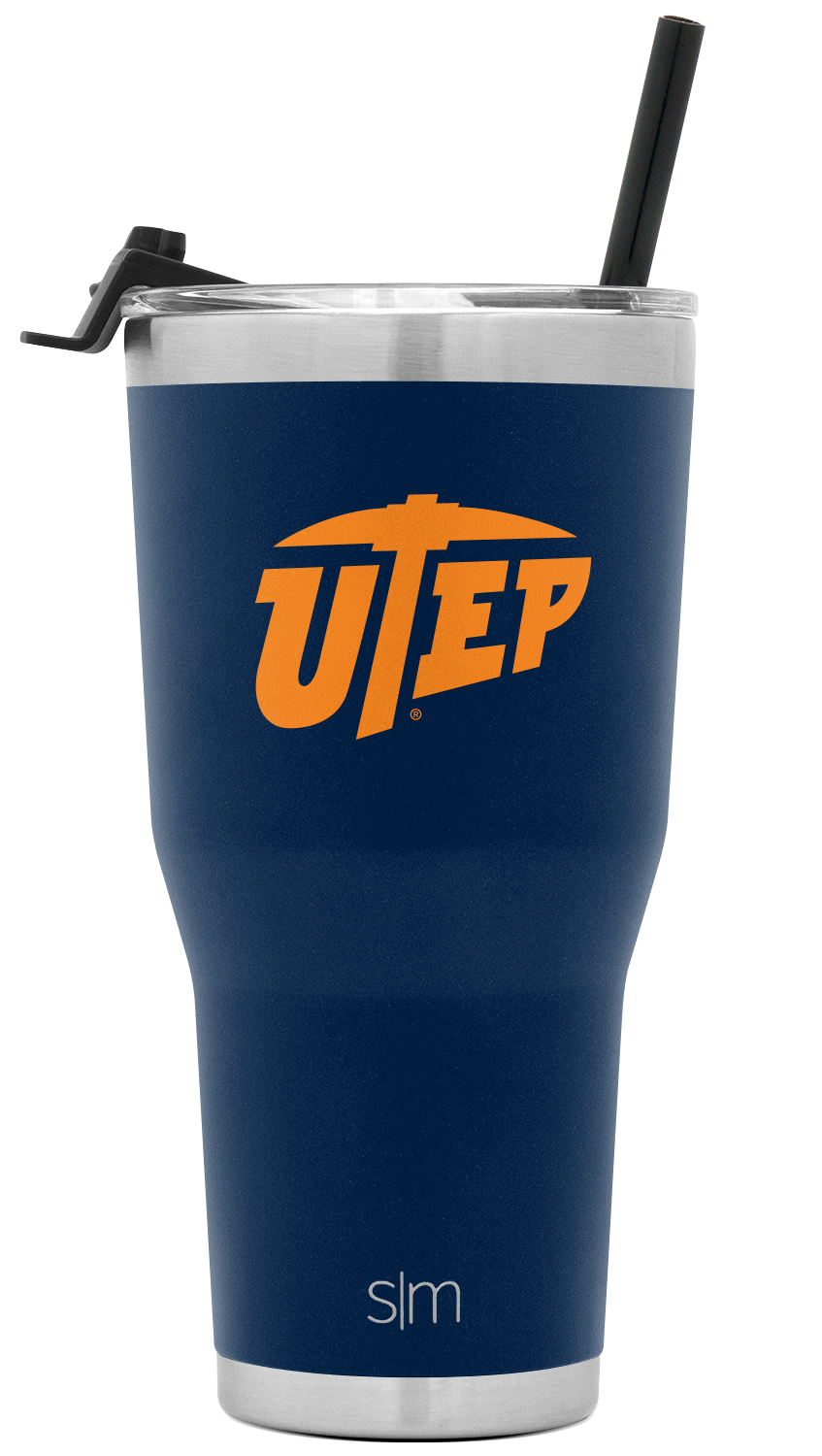 Collegiate Cruiser Tumbler with Flip Lid and Straw - UTEP
