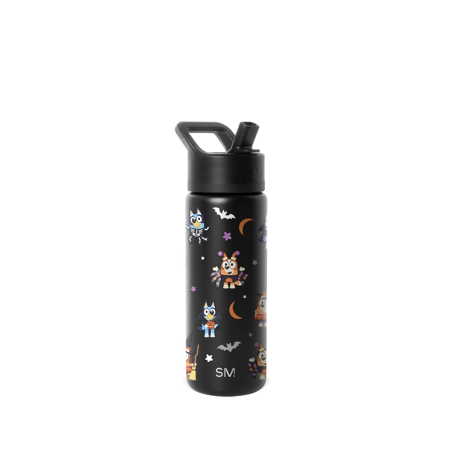 Summit Water Bottle with Straw Lid - 18oz / Bluey Halloween