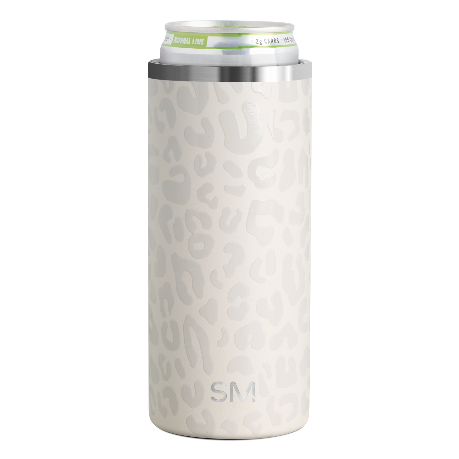 Ranger Can Cooler - Cream Leopard / Slim