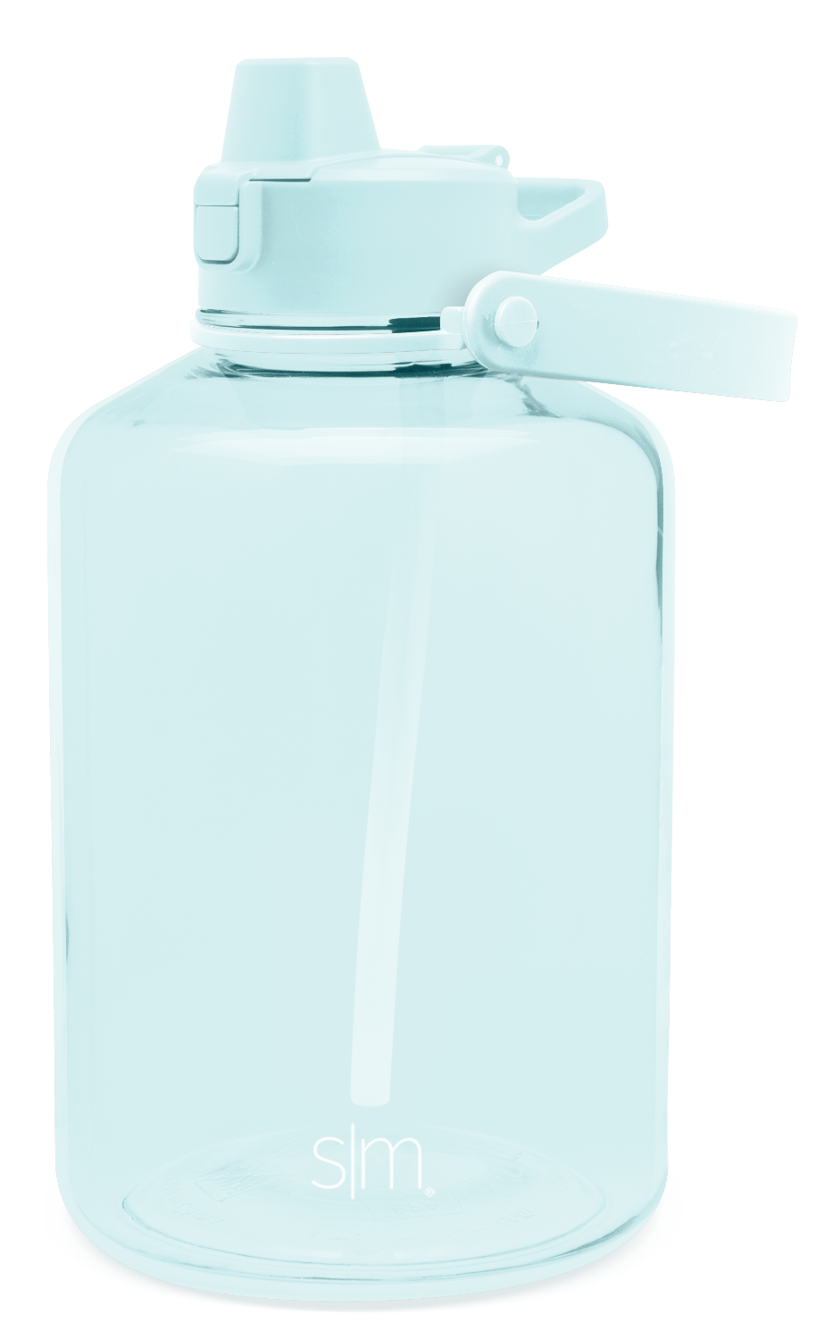 Plastic Summit With Simple Flip Silicone Straw Lid - 64oz / Seaside