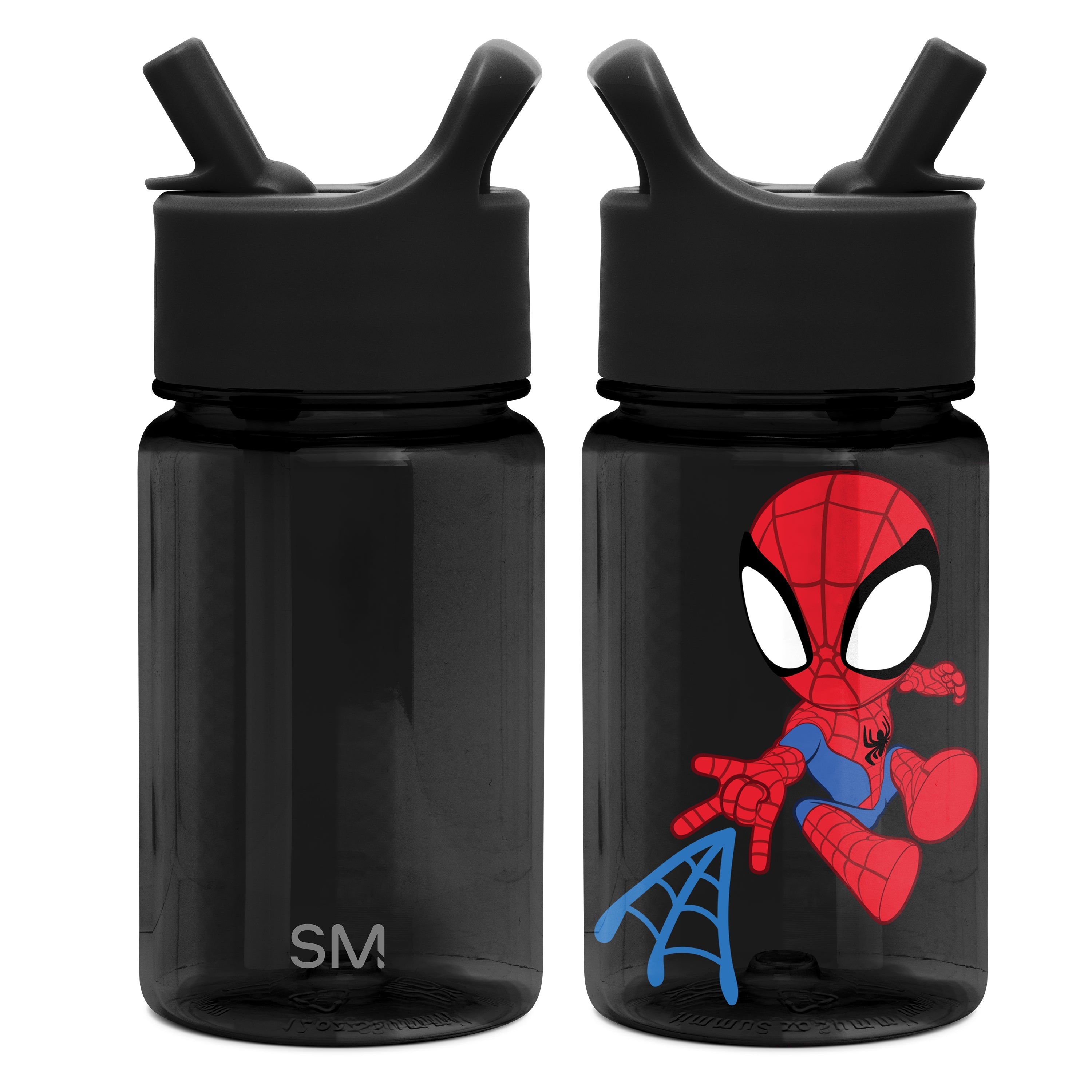 Summit Kids Plastic Water Bottle with Straw Lid