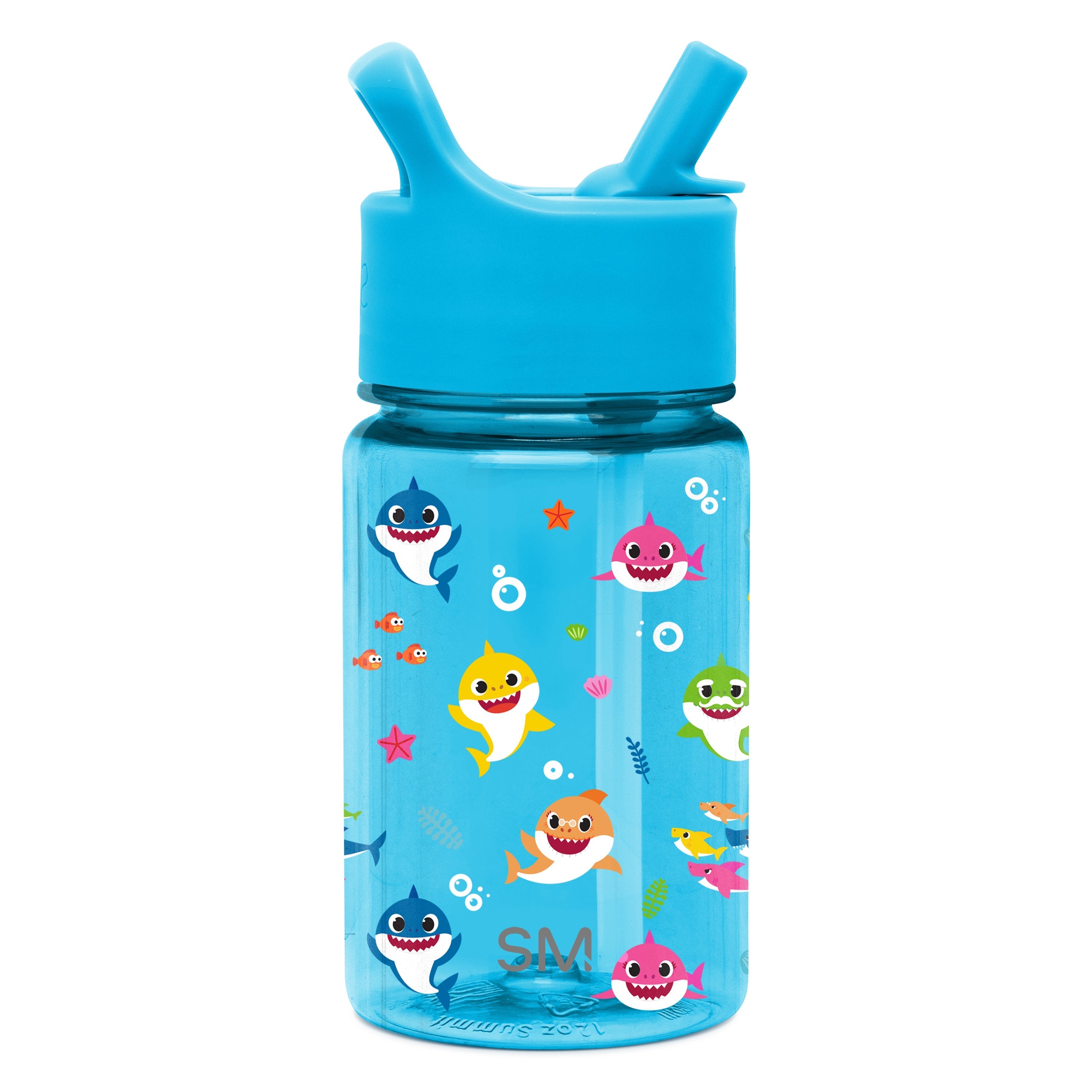 Summit Kids Plastic Water Bottle with Straw Lid - Bluey Sky / V-BBS-FRD-M