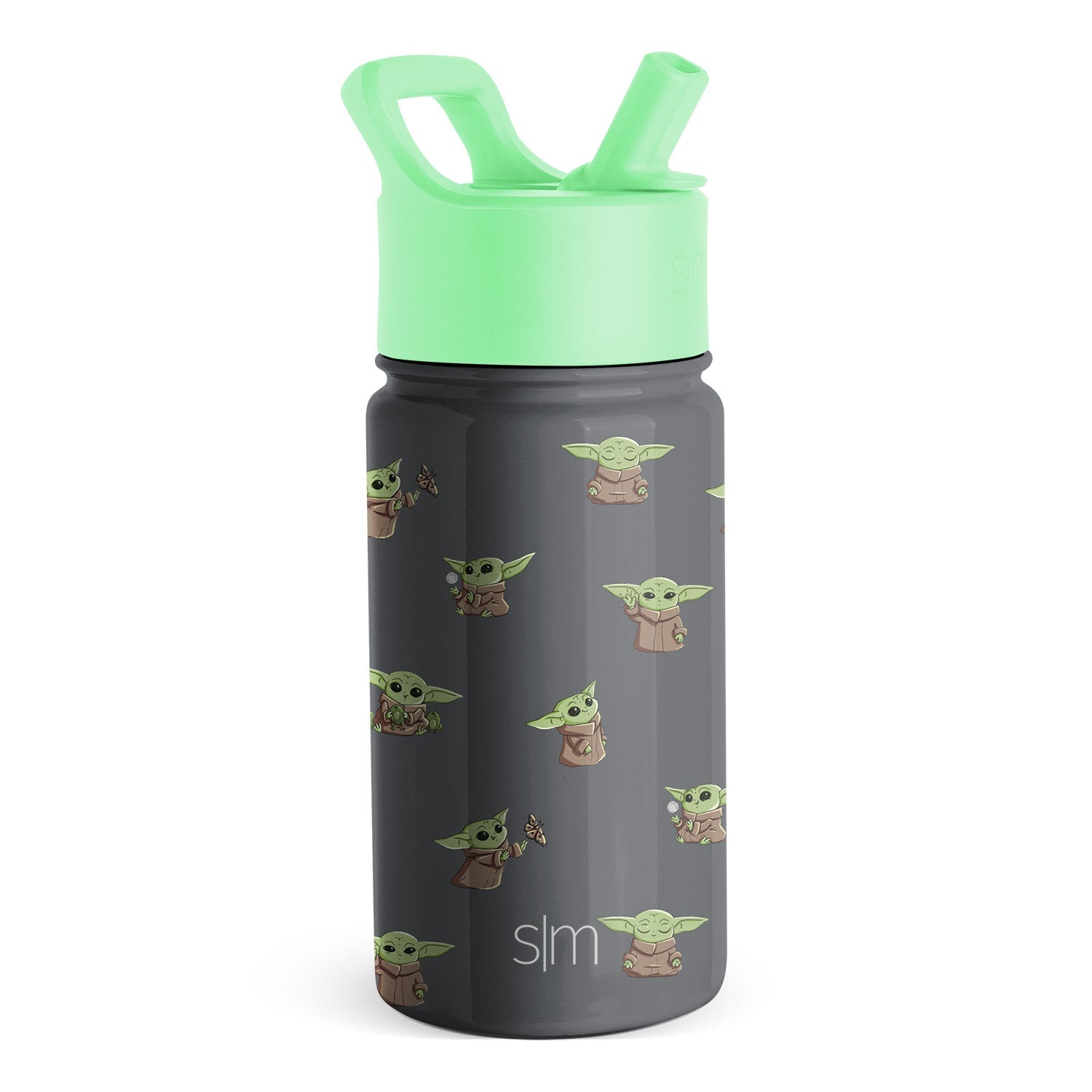 Summit Kids Water Bottle with Straw Lid - 14oz - Grogu Force Strong / Straw / SM