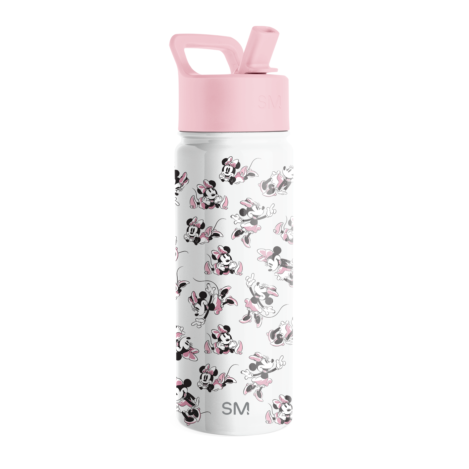 Summit Kids Water Bottle with Straw Lid - 18oz - SM - Minnie Mouse Retro