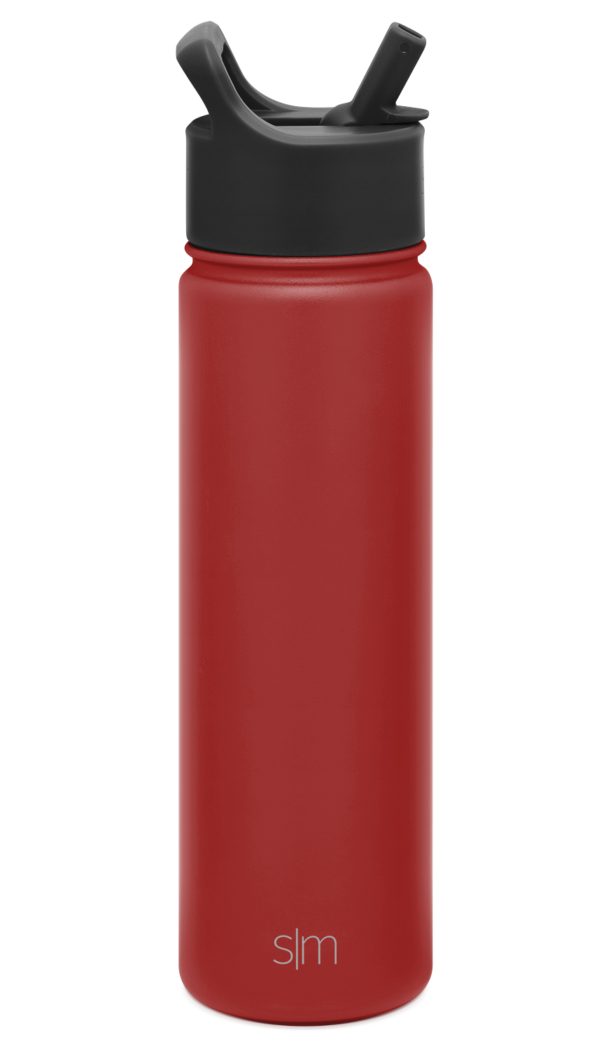 Summit Water Bottle with Straw Lid - 22oz / Cherry
