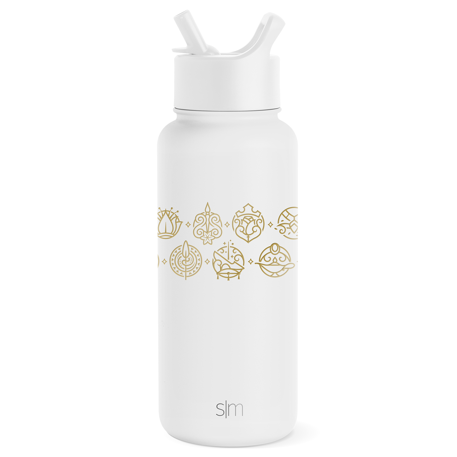 Disney Summit Water Bottle with Straw Lid - Disney Seal of a Princess
