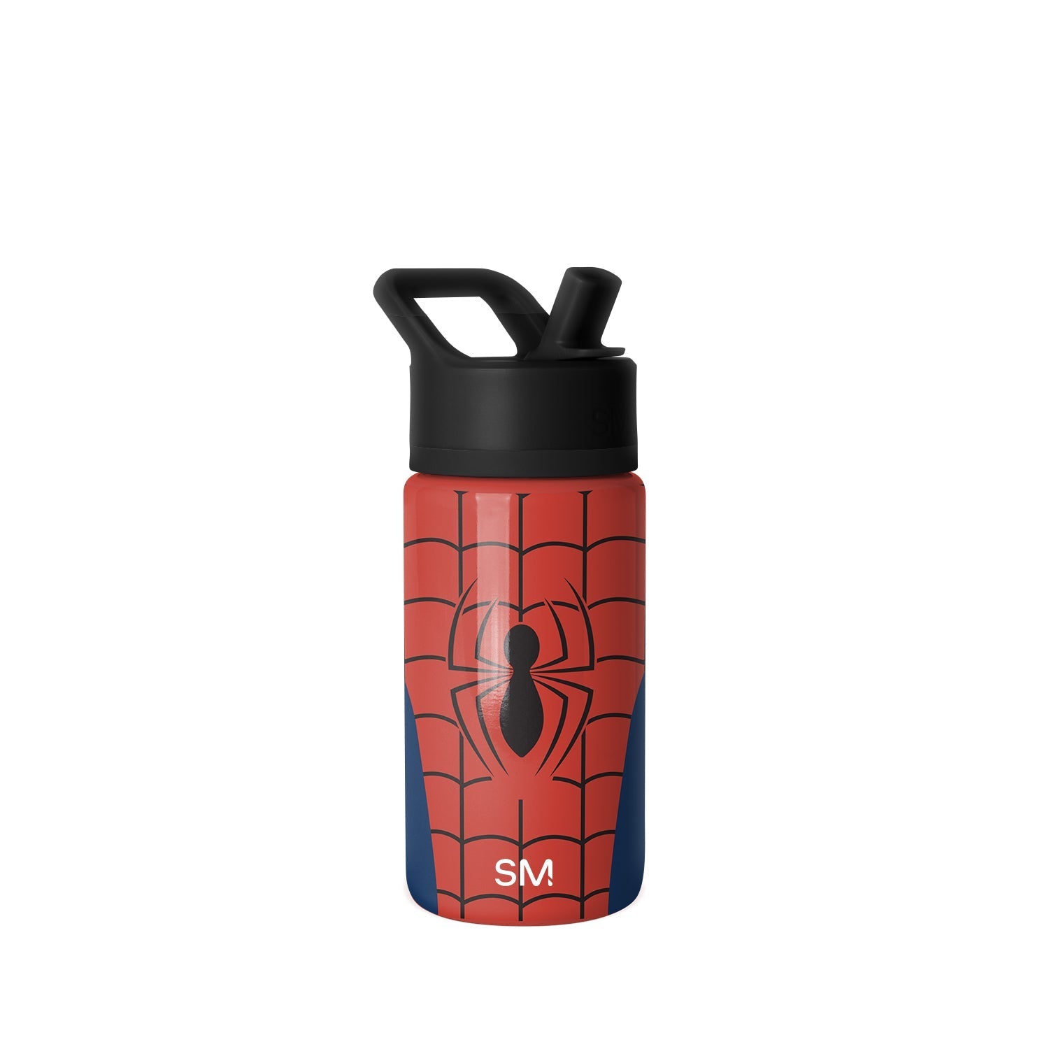 Summit Kids Water Bottle with Straw Lid - 14oz - Spider Armor / Straw / SM2
