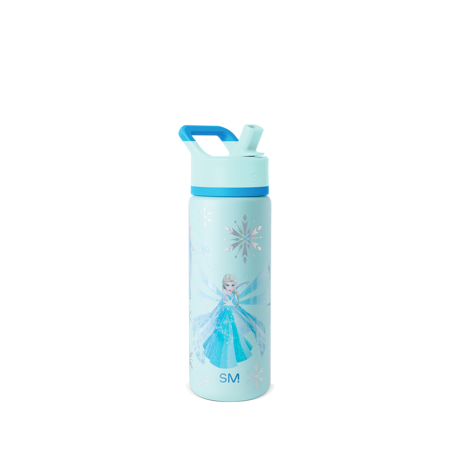 Summit Kids Water Bottle with Straw Lid - 18oz - SM2 - Iridescent Elsa