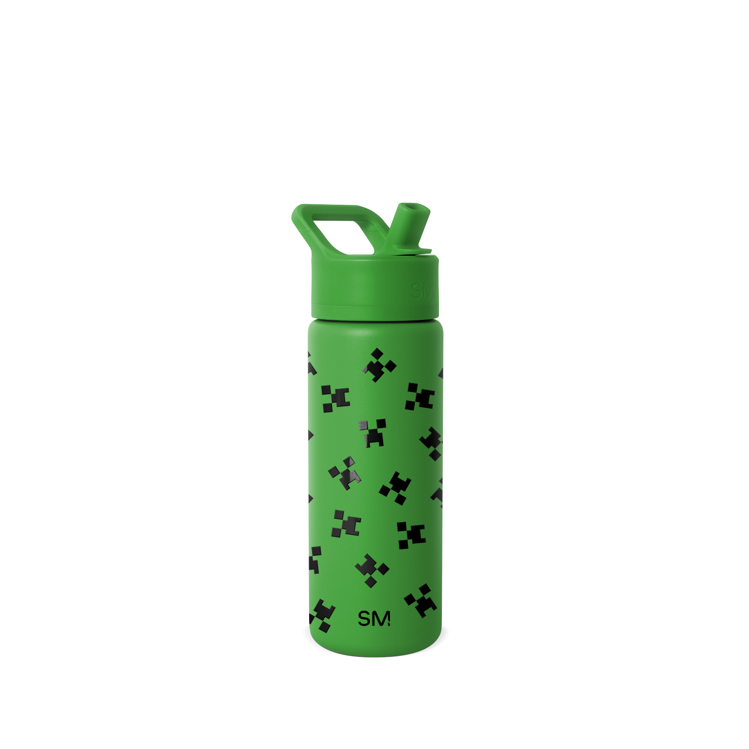 Summit Water Bottle with Straw Lid - 18oz / Minecraft Creeper
