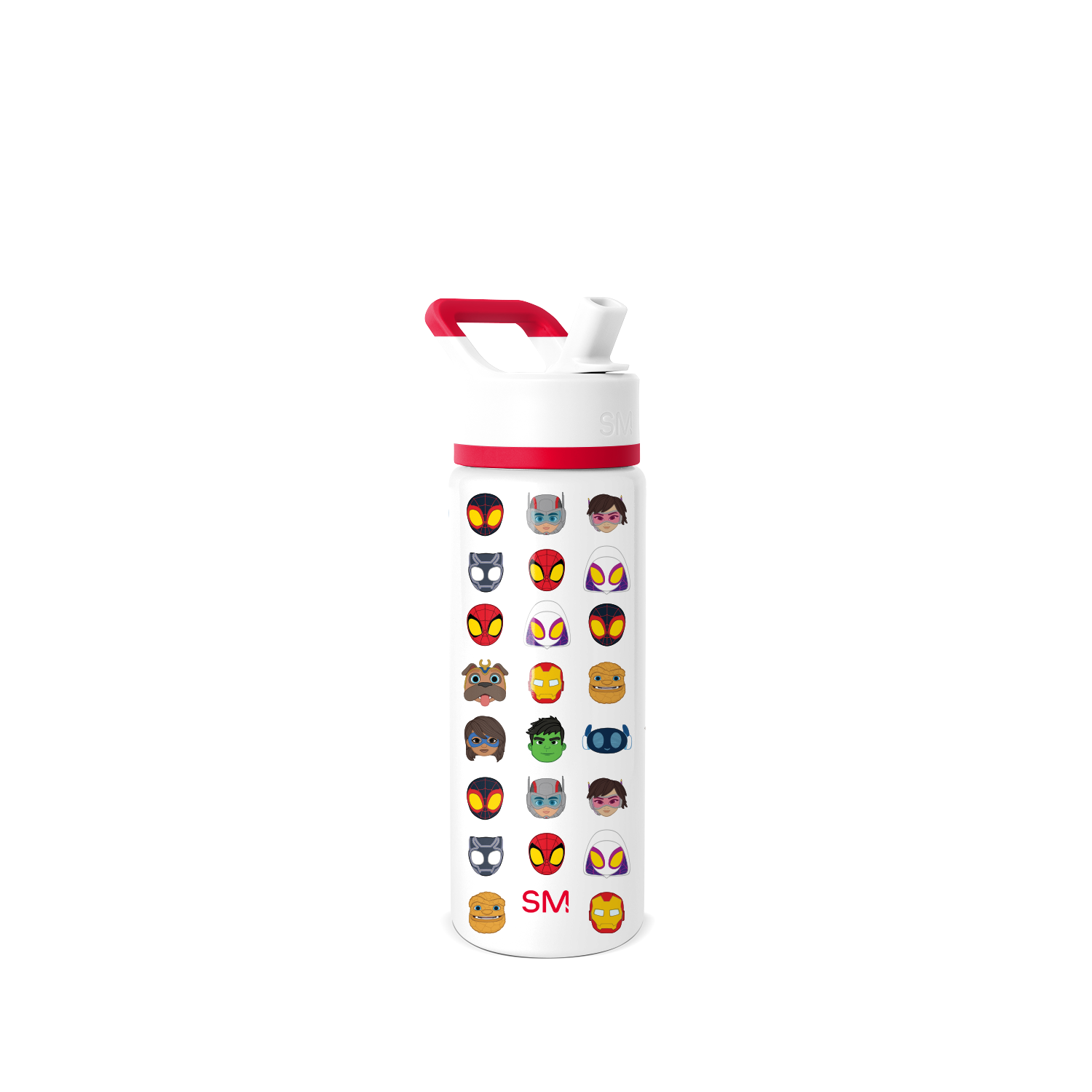 Summit Kids Water Bottle with Straw Lid - 18oz - SM2 - Spidey and His Amazing Friends Unite