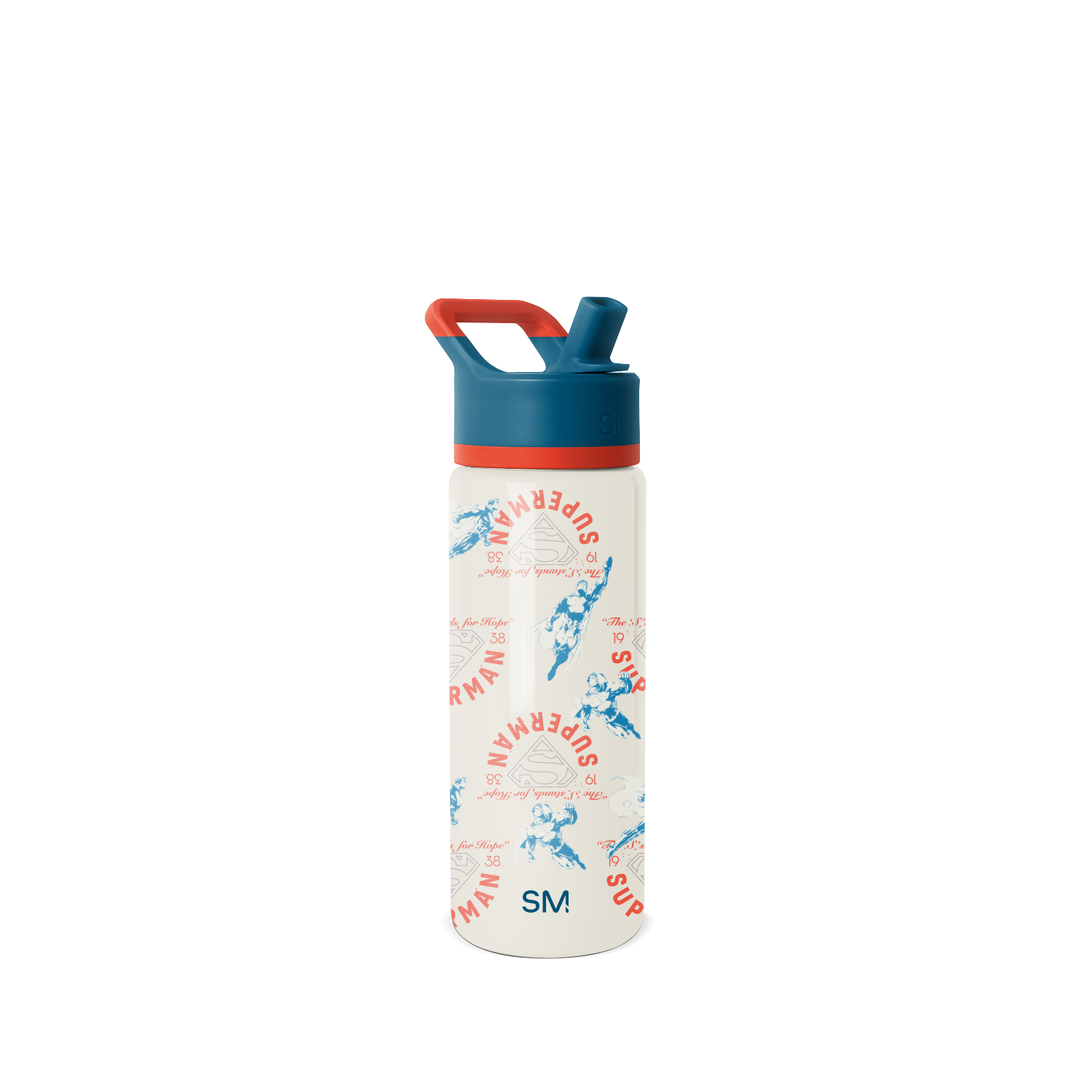Summit Kids Water Bottle with Straw Lid - 18oz - SM2 - Superman Stand for Hope