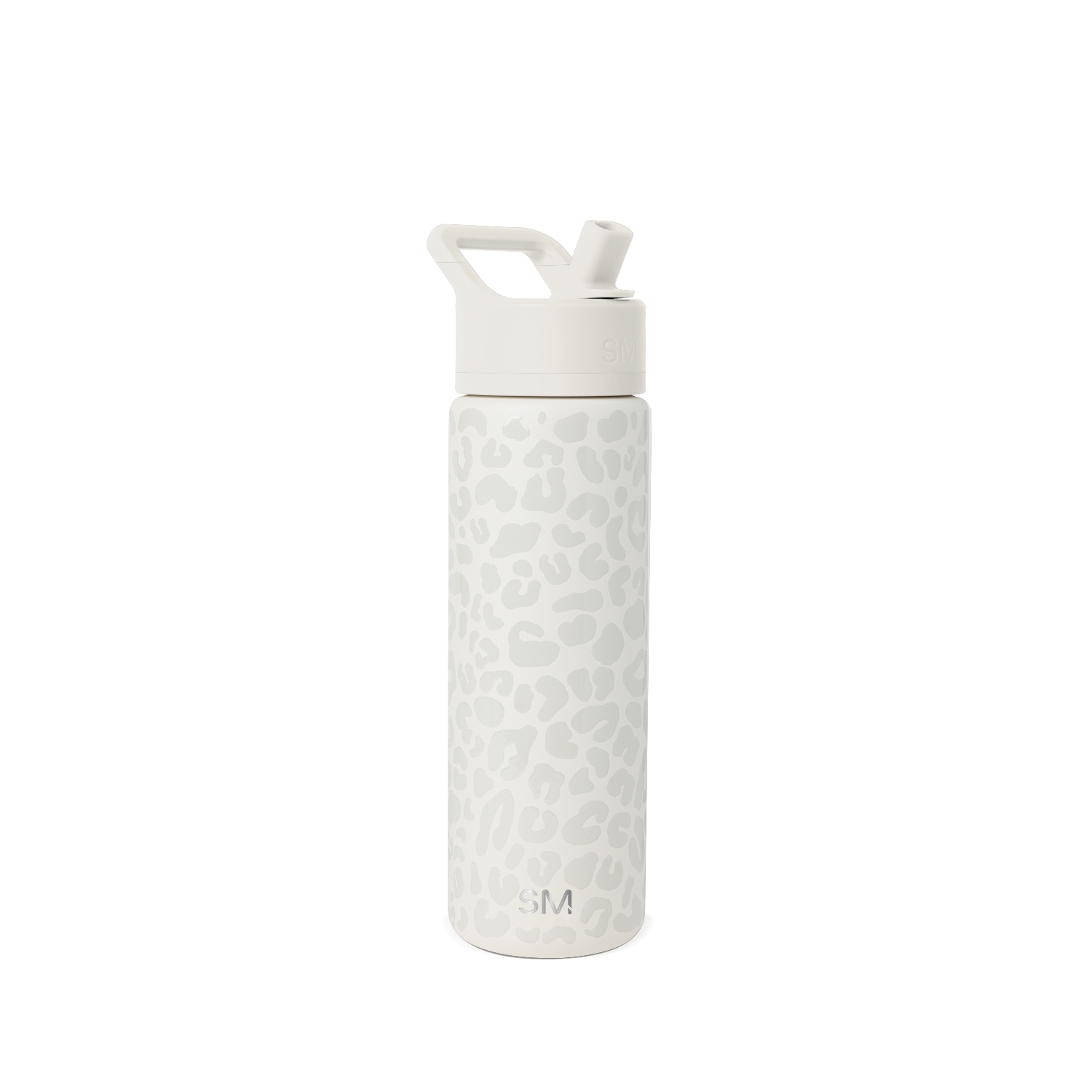 Summit Water Bottle with Straw Lid - 22oz / Cream Leopard