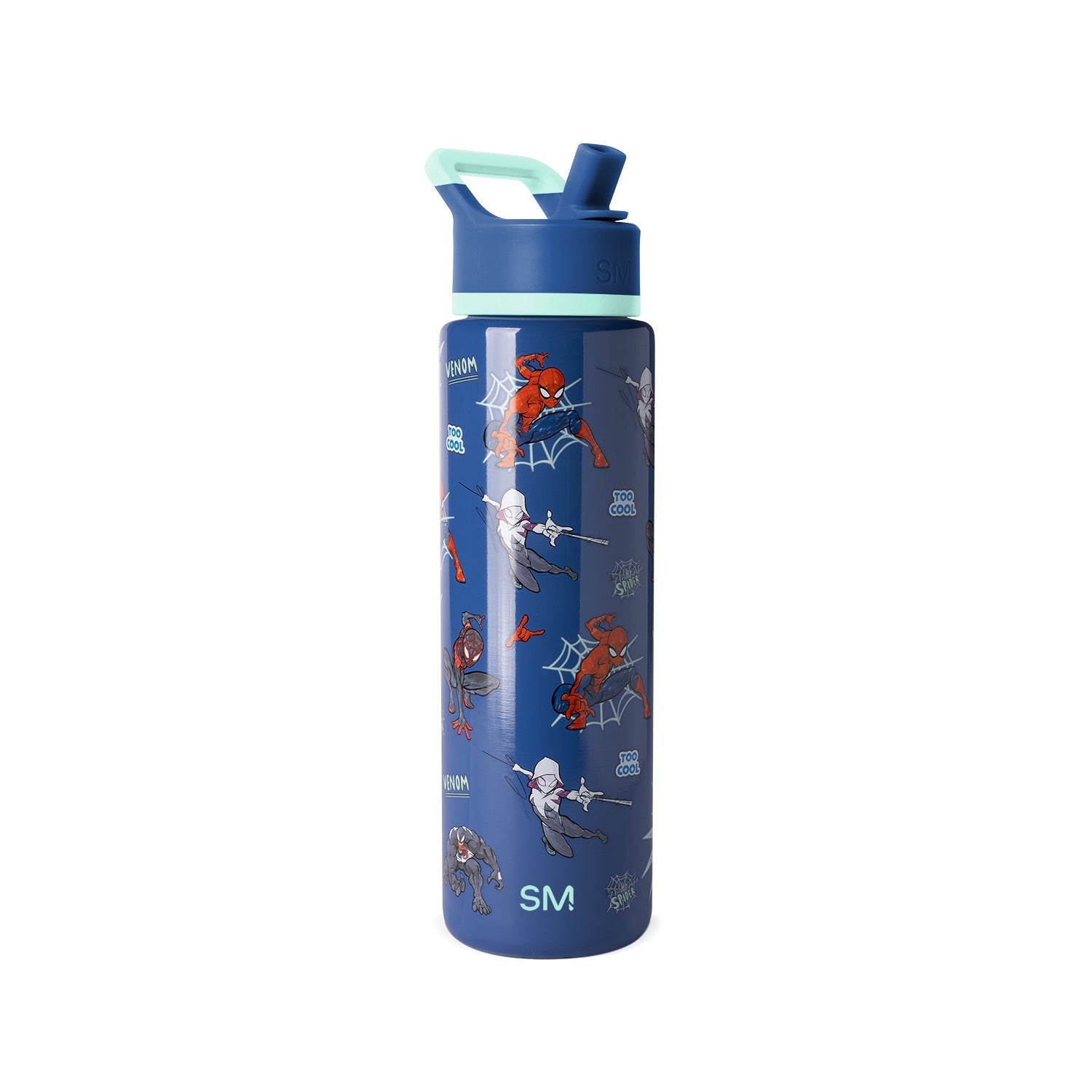 Summit Water Bottle with Straw Lid - 30oz / Spiderman Mashup