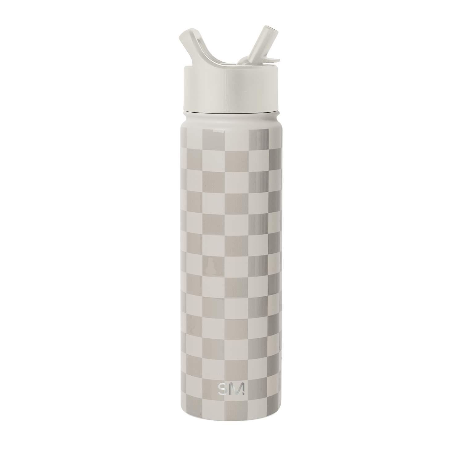 Summit Water Bottle with Straw Lid - 22oz / Checkmate