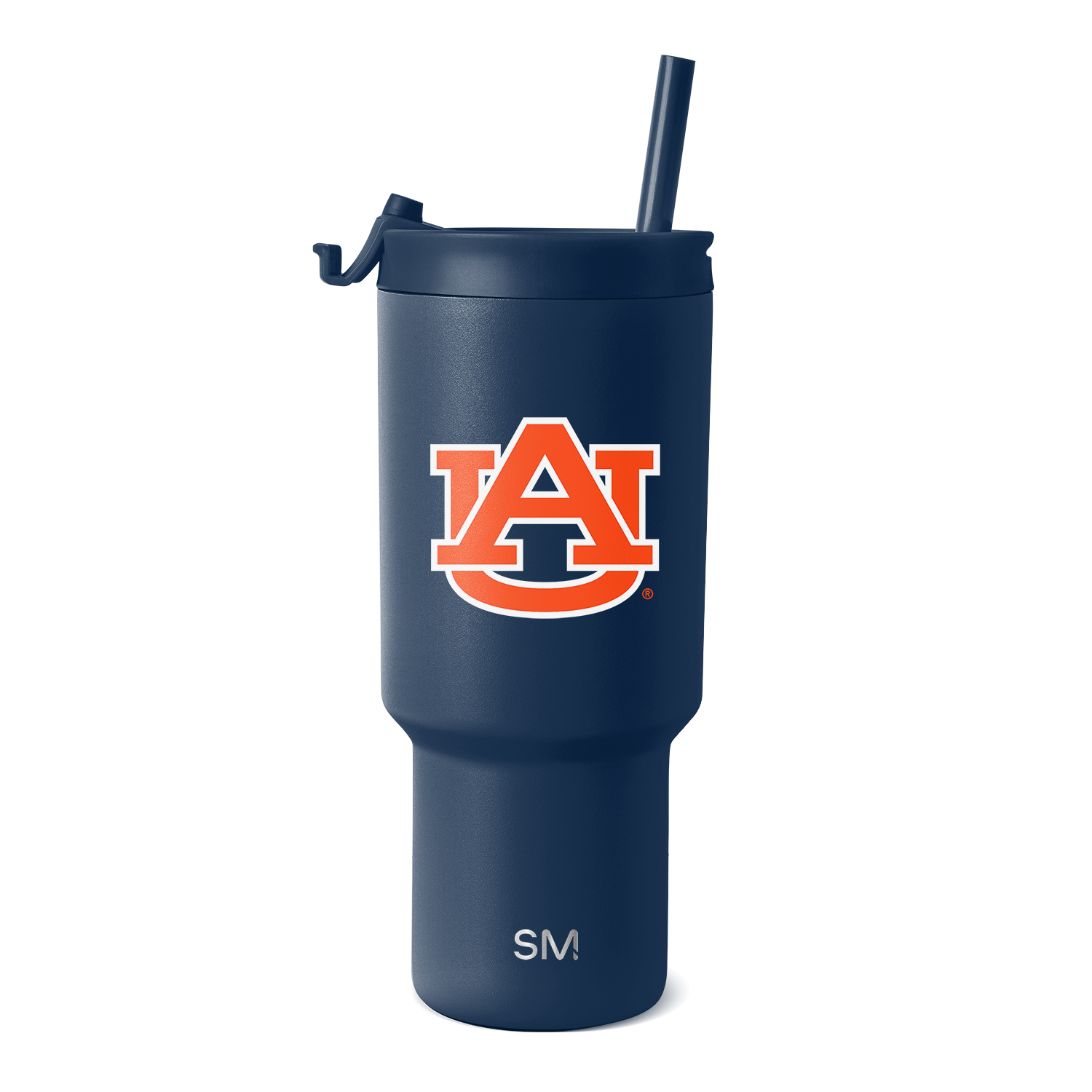 Collegiate Trek Tumbler - 30oz / Auburn / Flip + Straw