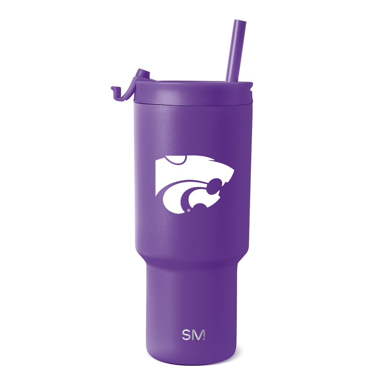 Collegiate Trek Tumbler - 30oz / Kansas State / Flip + Straw