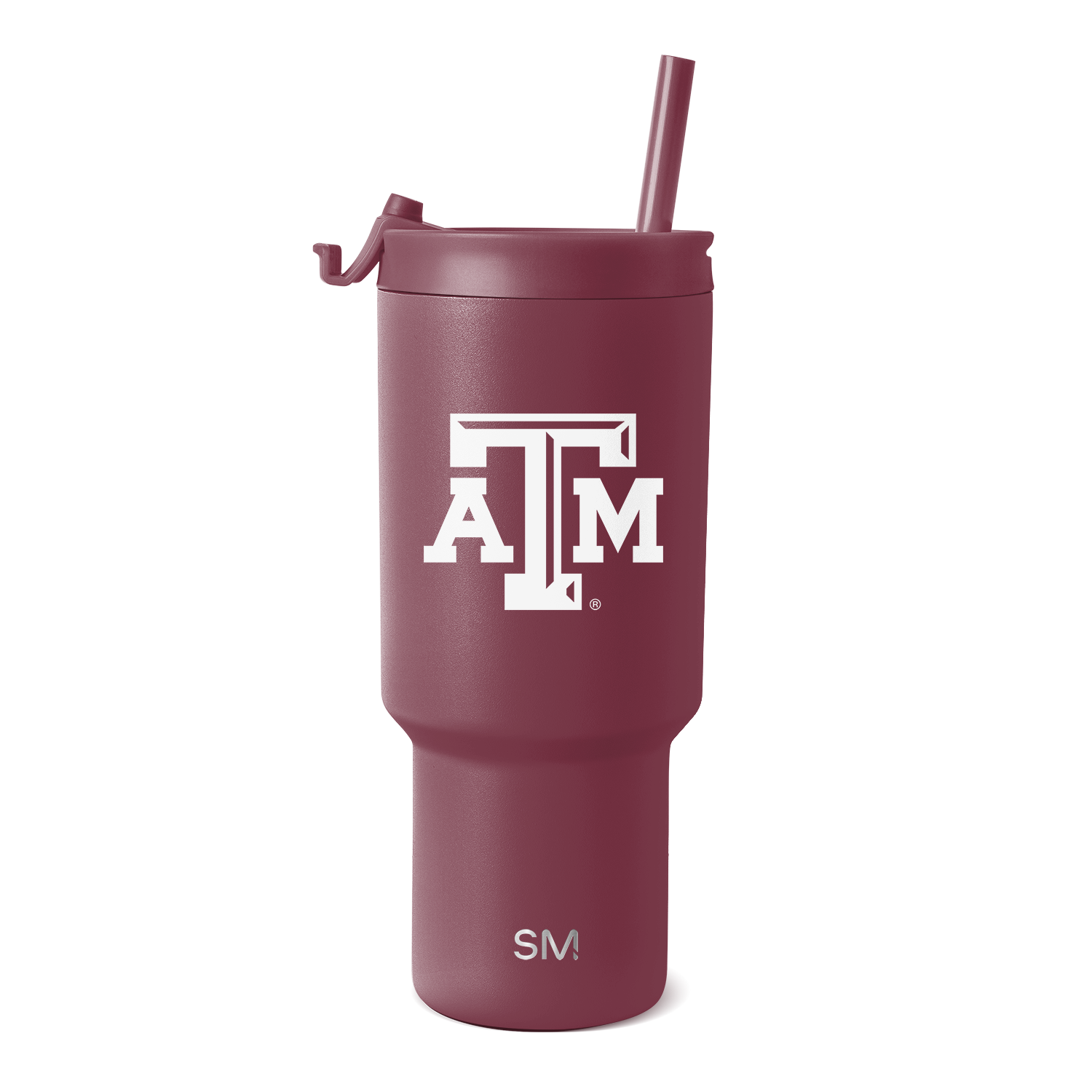Collegiate Trek Tumbler - 30oz / Texas A&M / Flip + Straw
